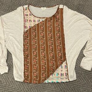 Tiny /Anthropologie Boho sequin top